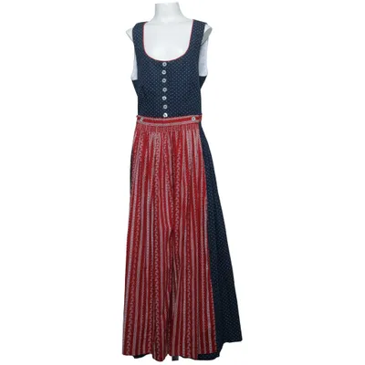 Dirndl (Blue, Red, White) from Trachten Deiser Cotton