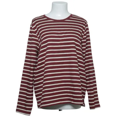 Lange mouwen shirt (Rood, Wit) van ONLY Carmakoma Organisch katoen