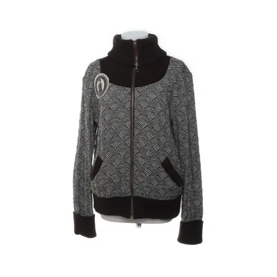 Cardigan (Brown, White) from Ivana Helsinki Acrylic, Alpaca wool, Polyamide, Wool