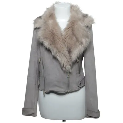 Shearling jacket (Beige) from River Island Acrylic, Elastane, Polyester