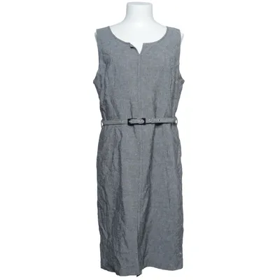 Dress (Gray) from Flare Collection Cotton, Linen, Viscose