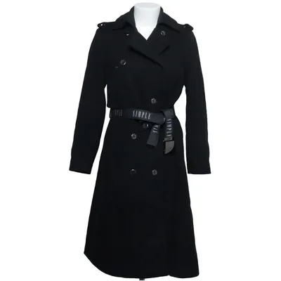Jas (Zwart) van Simple Acetaat, Polyamide, Viscose, Wol