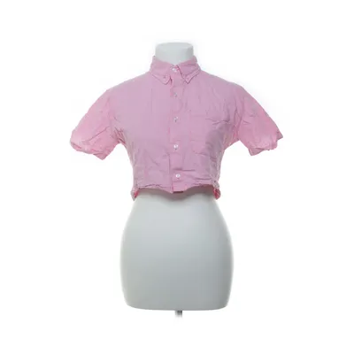 Chemise à manches courtes (Rose, Blanc) de American Apparel Coton