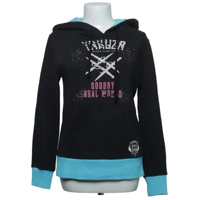 Capuchon sweater (Zwart, Blauw) van Yakuza Katoen, Polyester