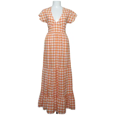 Maxi dress (Orange, White) from Ghanda