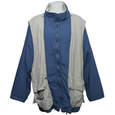 Veste polaire (Bleu, Beige) de Actionwear Coton, Lin, Polyester