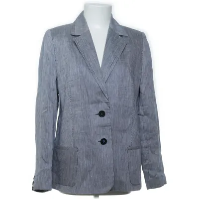 Kavaj (Blå, Vit) från Flare Collection Linne, Polyester