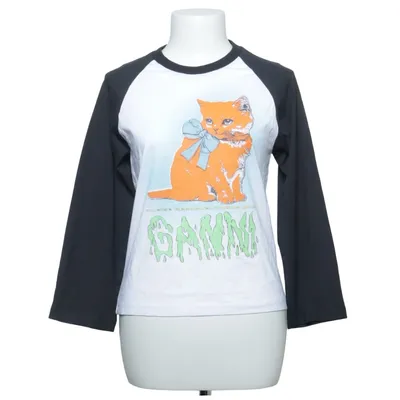 Honkball T-shirt (Wit, Zwart, Meerkleurig) van Ganni Organisch katoen
