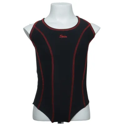 Maillot de bain une pièce (Noir, Rouge) de Spin Élasthane, Polyamide