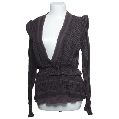 Omlottblus (Lila, Svart) från Cecilie Copenhagen Bomull