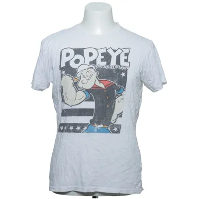 T-shirt (Vit, Flerfärgad) från Popeye Bomull, Elastan