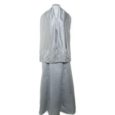 Aftonklänning (Silverfärgad) från Dollar Elastan, Polyester, Viskos
