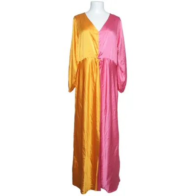Klänning (Rosa, Gul, Orange) från Monki Elastan, Polyester