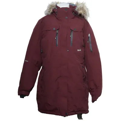 Parkas (Röd) från Áhkká Outdoor Fjädrar, Polyamid, Polyester
