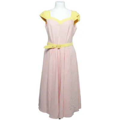 Robe (Rose, Jaune) de Miss Candyfloss Élasthane, Polyester, Viscose