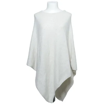 Poncho (Beige) fra Stories Akryl, Elastan, Metallfiber, Polyester