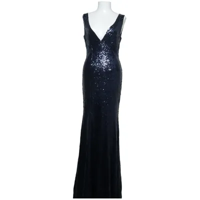 Evening gown (Blue) from Goddiva Polyester