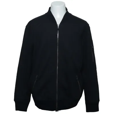 Bomberjakke (Sort) fra John Varvatos Polyester, Viscose, Uld