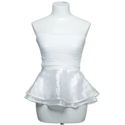 Tubtopp (Vit) från Lindex Polyester, Viskos