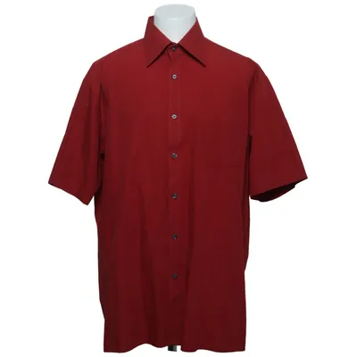 Kortærmet skjorte (Rød) fra Smart Shirt Collection Bomuld, Polyester