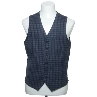 Kostymväst (Blå, Grå) från Riley Polyester, Viskos, Ull