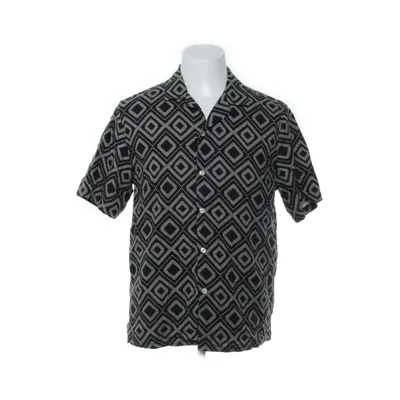 Short sleeve shirt (Black, Beige) from Bläck Linen, Viscose