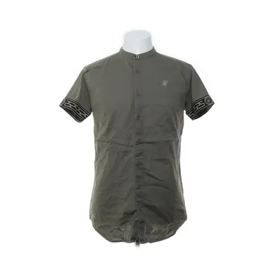 Kortärmad skjorta (Grön) från SikSilk Bomull, Elastan