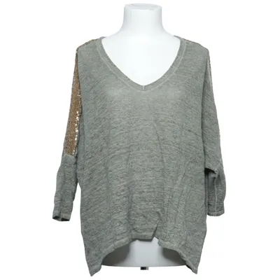 Sweater (Green, Gold) from Not Shy Linen
