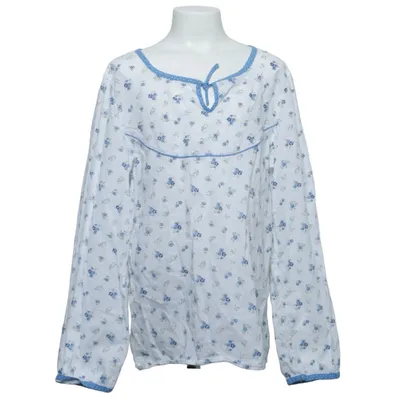 Blus (Vit, Blå) från H&M Young Bomull