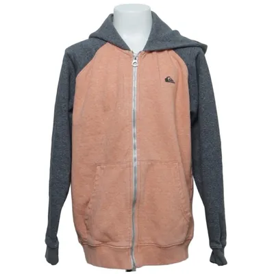 Sweat à capuche (Gris, Orange) de Quiksilver Coton, Polyester