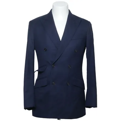 Blazer (Blauw) van Lund & Lund Viscose, Wol