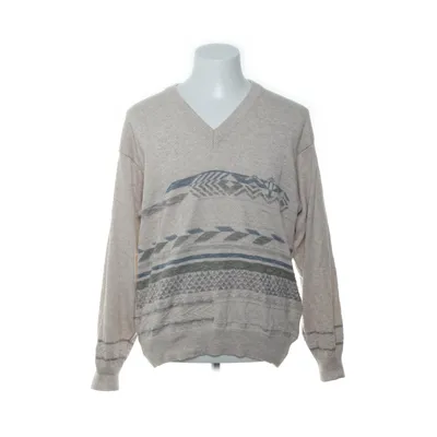 Pullover (Beige, Flerfärgad) från Breidhof Akryl, Bomull