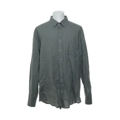 Shirt (Groen) van Dressmann Katoen, Linnen