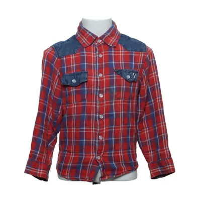 Chemise en flanelle (Rouge, Bleu, Blanc) de Novastar Coton