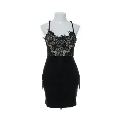 Cocktailklänning (Svart, Beige) från Boohoo Elastan, Polyester