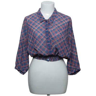 Blouse (Blue, Red, Multicolored) from Smiley Vintage