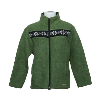 Fleecejacka (Grön, Svart, Vit) från Republic Polyester, Ull