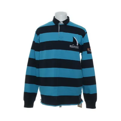 Rugby shirt (Blauw) van Marine Katoen, Polyester