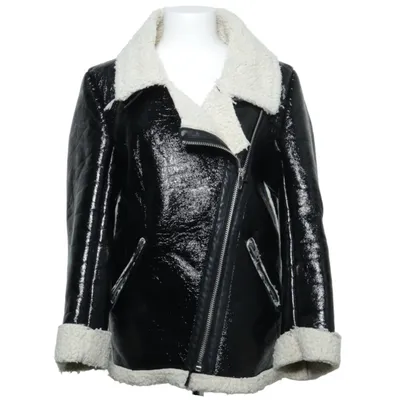Shearlingjakke (Aviator Jacket) fra Emilie Briting x NA-KD Polyester, Polyurethan