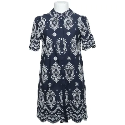 Shirt dress (Blue, White) from Sézane Cotton