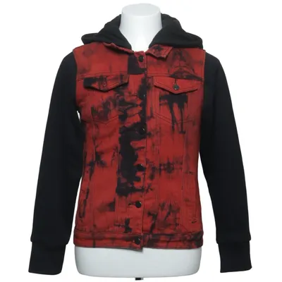Jeansjacka (Röd, Svart) från EMP Bomull, Elastan, Polyester