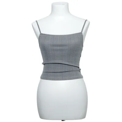 Crop top (Noir, Blanc) de Fashion Nova Élasthane, Polyamide, Polyester