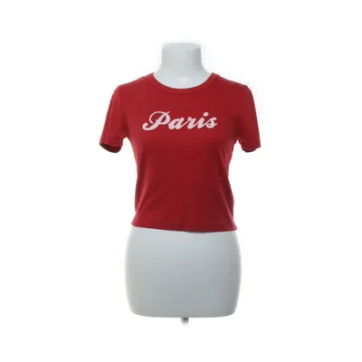 T-shirt (Röd) från Forever 21 Bomull, Polyester