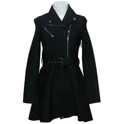 Coat (Black) from Akira Elastane, Polyester