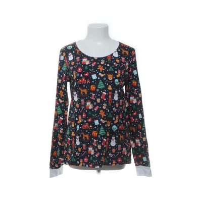 Jultröja (Blå, Flerfärgad) från Silly Santa Bomull, Elastan