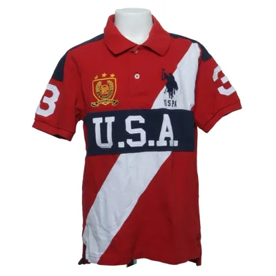 Polo (Rouge, Bleu, Blanc) de U.S. Polo Assn. Coton