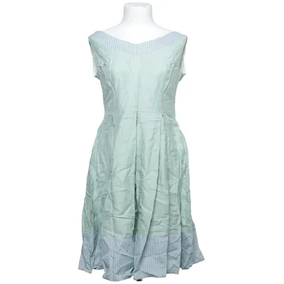 Dress (Green, White) from Femkit Cotton