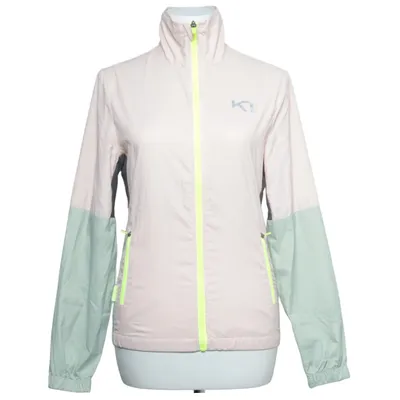 Træningsjakke (Pink, Grøn) fra Kari Traa Elastan, Polyester