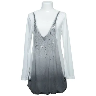 Top (White, Gray) from Laura di Sarpi Elastane, Polyester