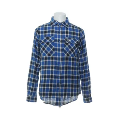 Flanellskjorta (Blå, Svart, Vit) från Biltema Bomull